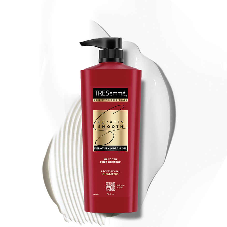 TRESemme Keratin Smooth Anti-Frizz Shampoo with Keratin & Argan Oil for Dry, Frizzy Hair