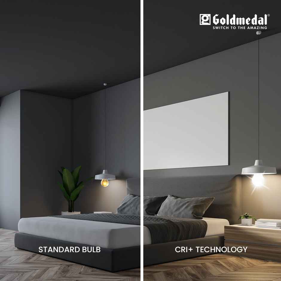 Goldmedal WOW 9W B22 Base LED Bulb For Home & Office | 230 Degree Light Coverage | 4kV Surge Protection | High Voltage Protection | Energy Efficient