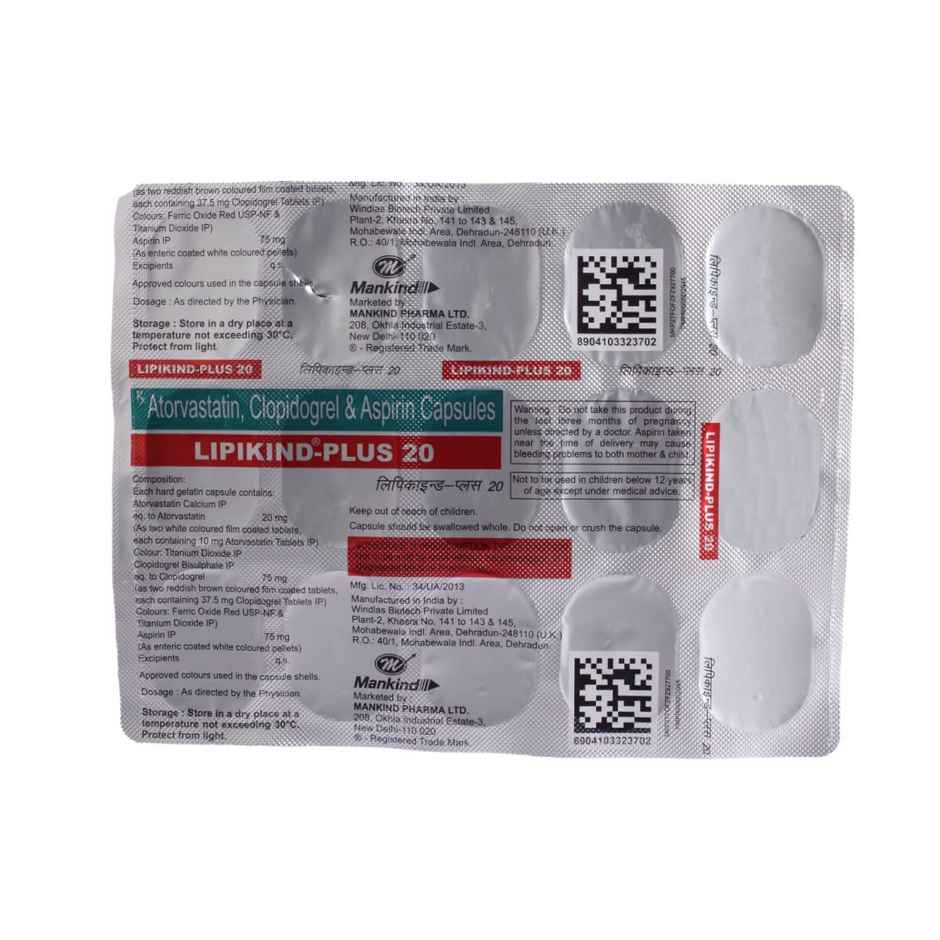 Lipikind-Plus 20 Capsule