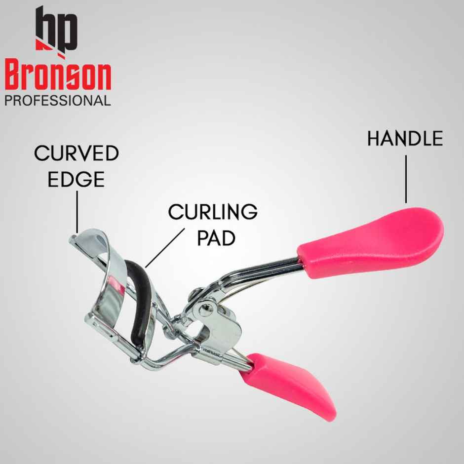 Bronson Professional Premium Eyelash Curler for Smooth, Safe & Perfect Curl | Color May Vary