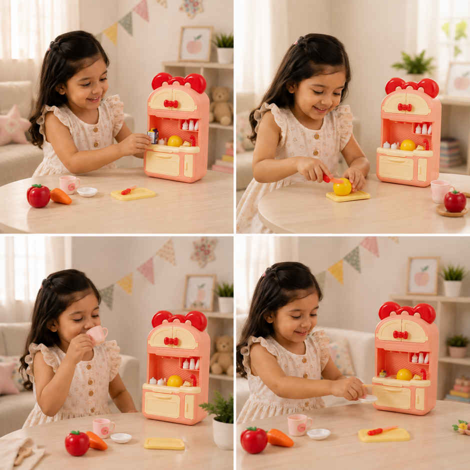 Toytales Little Kitchen Set | Pretend Play Kitchen Toy For Kids | Cooking Playset | Gift For Kids