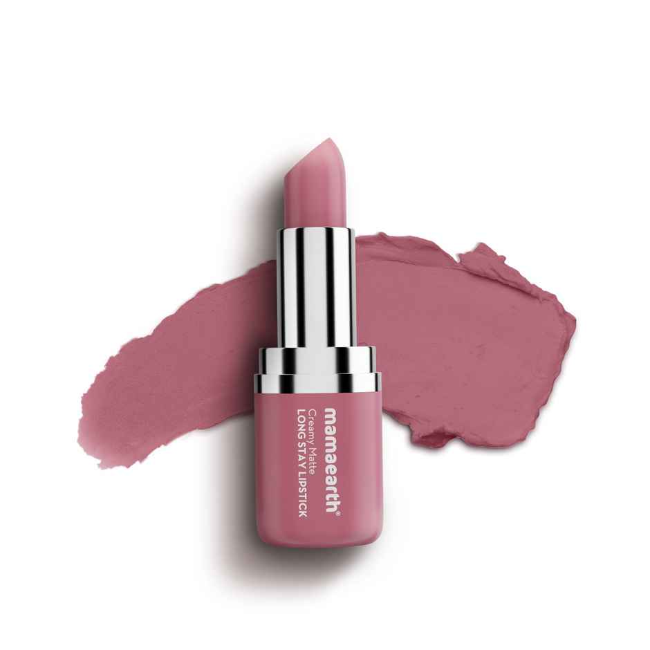 Mamaearth Creamy Matte Long Stay Lipstick | 04 Mauve Bloom