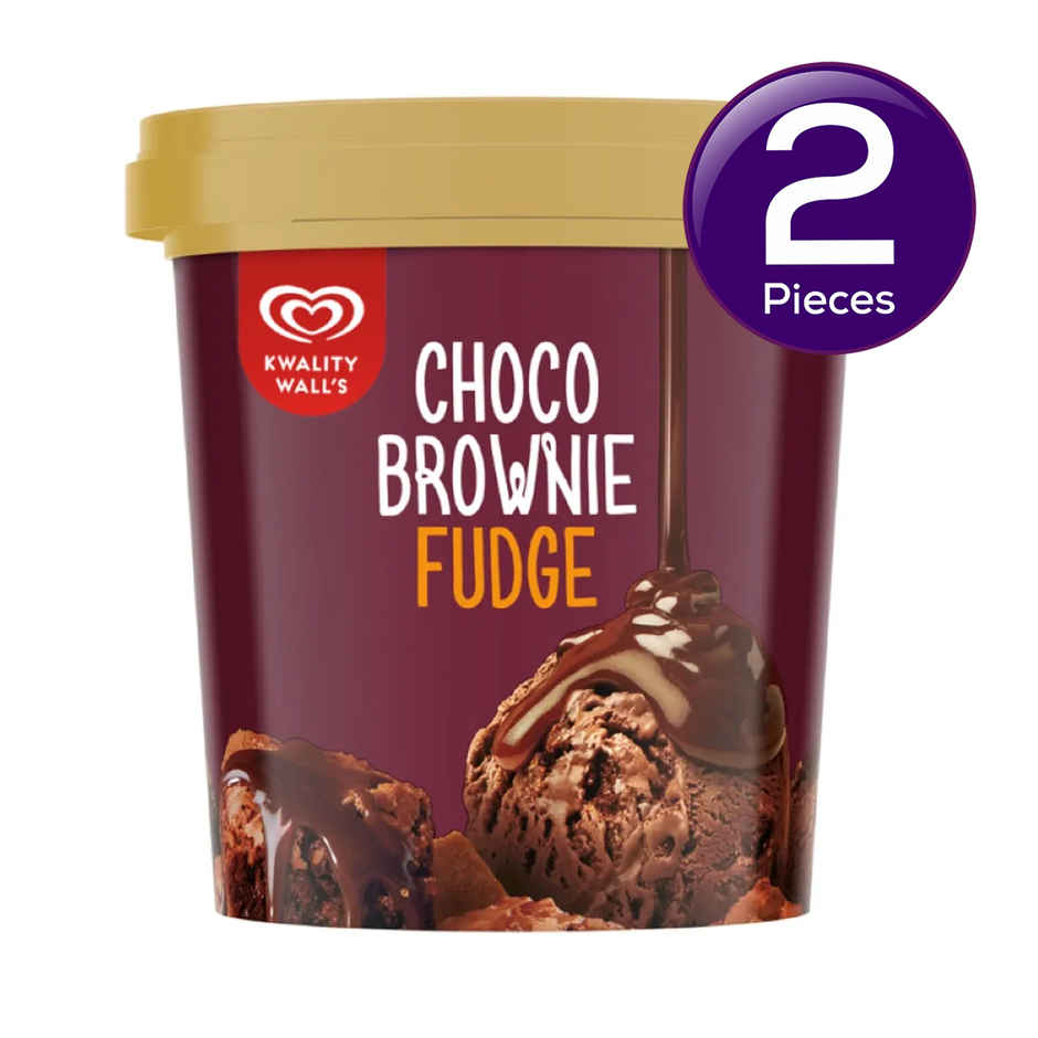 Kwality Wall's Choco Brownie Fudge Cup Combo