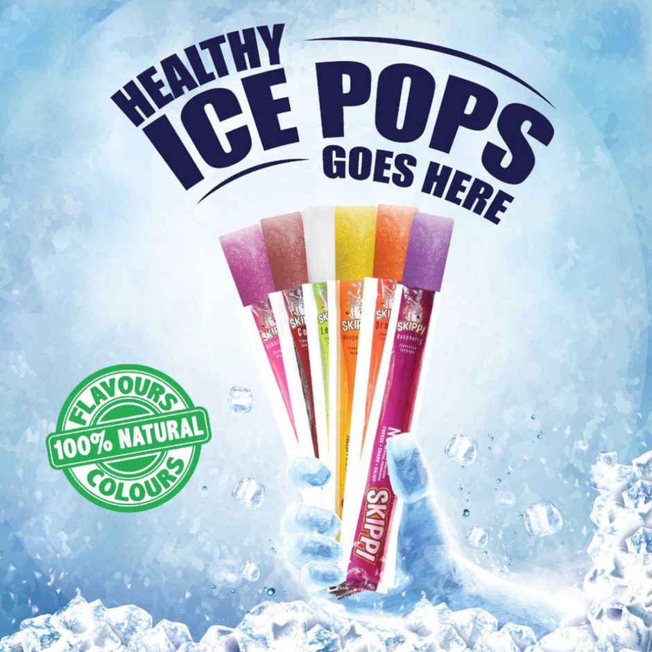Skippi Icepops All Flavor | Assorted | Box Of 12 Popsicles