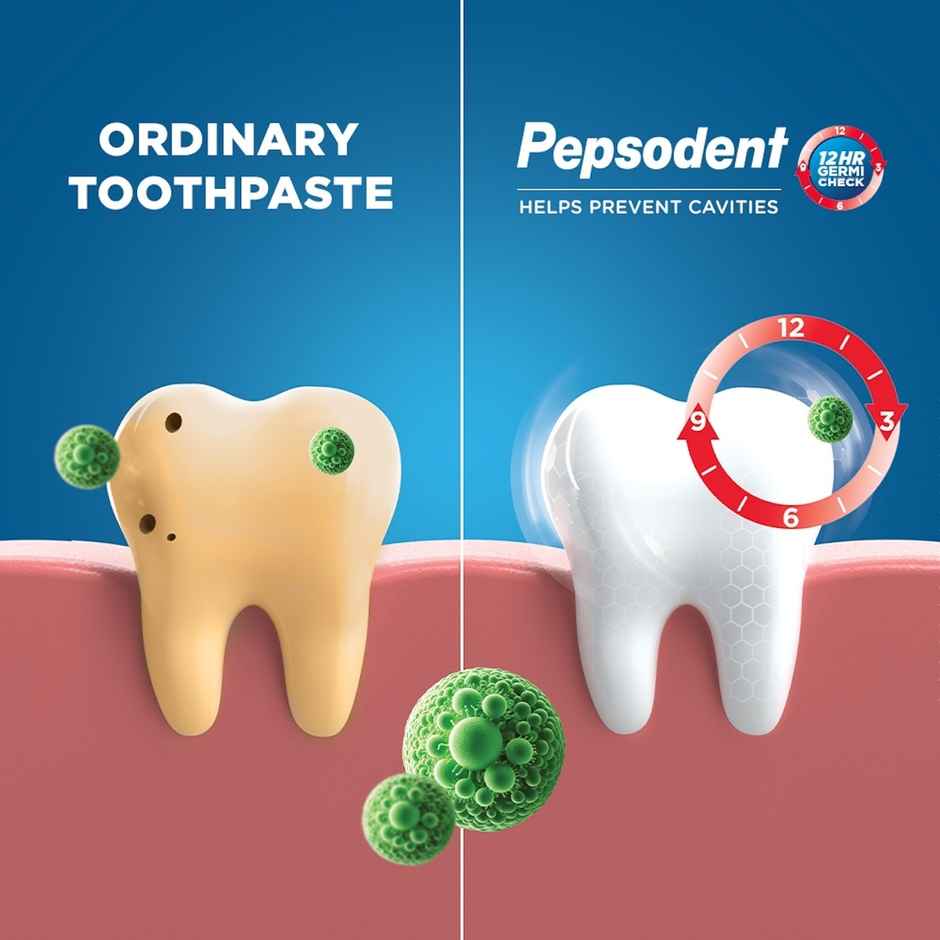 Pepsodent Germicheck 8 Actions, With Anti-Germ Formula Combo