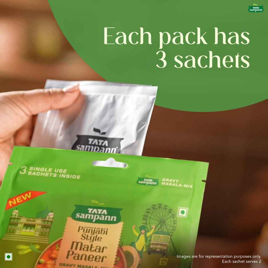 Tata Sampann Punjabi Style Matar Paneer Gravy Masala Mix