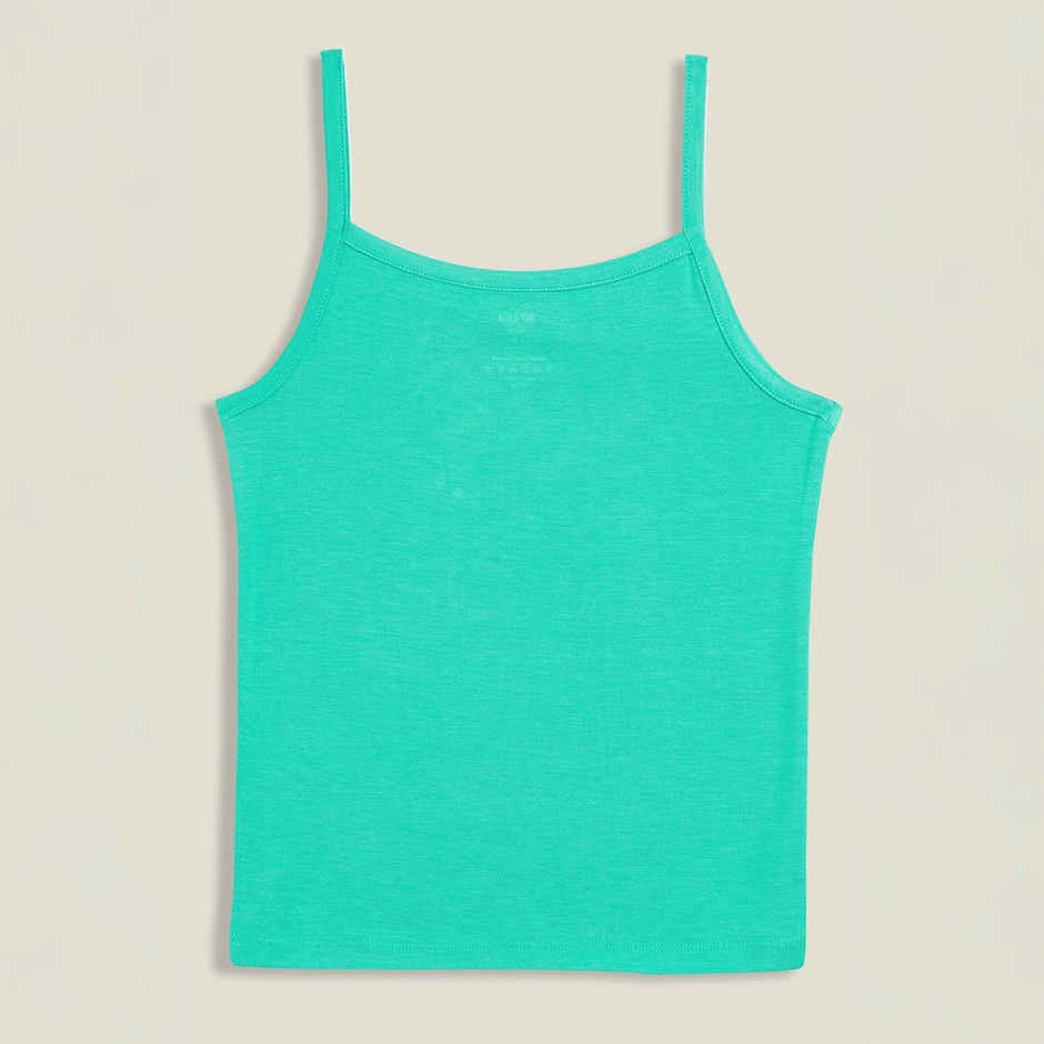 XY Life Slips for Girls, Tencel Modal, Antimicrobial - Aqua Green+Frost Pink | 9-10Y| Pack Of 2