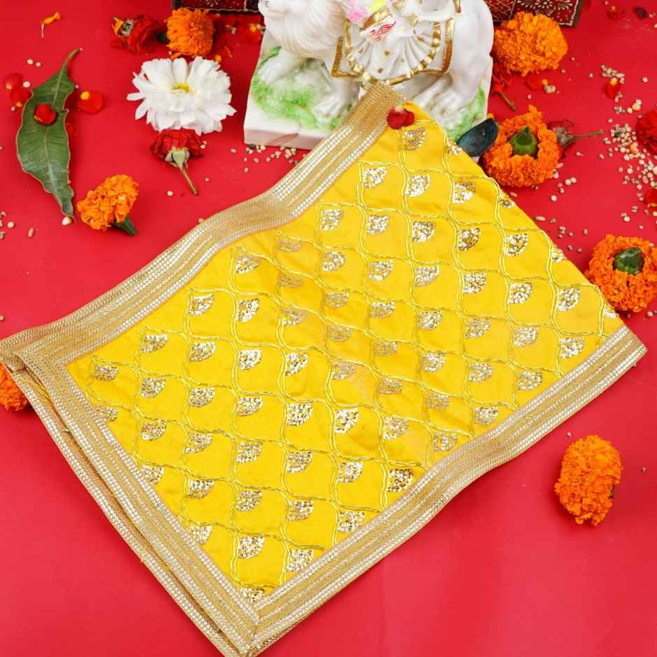 ServDharm Mata Chunri - Yellow
