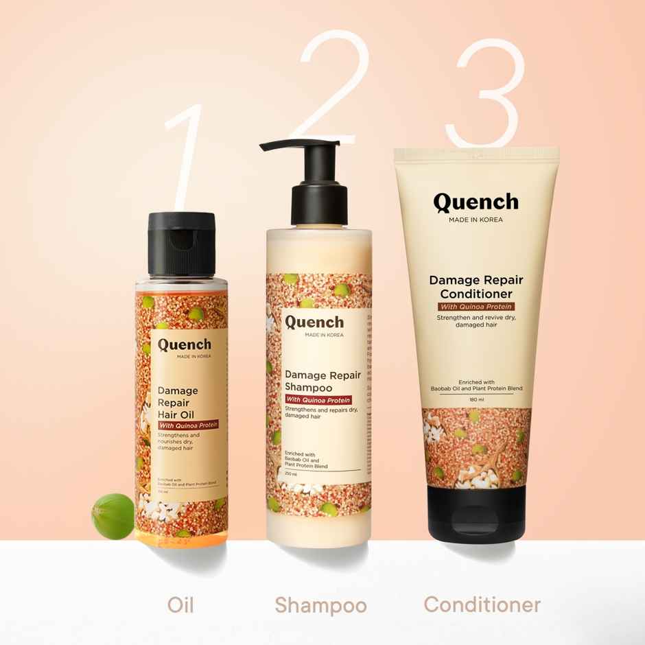 Quench Damage Repair Hair Oil | With Quinoa Protein