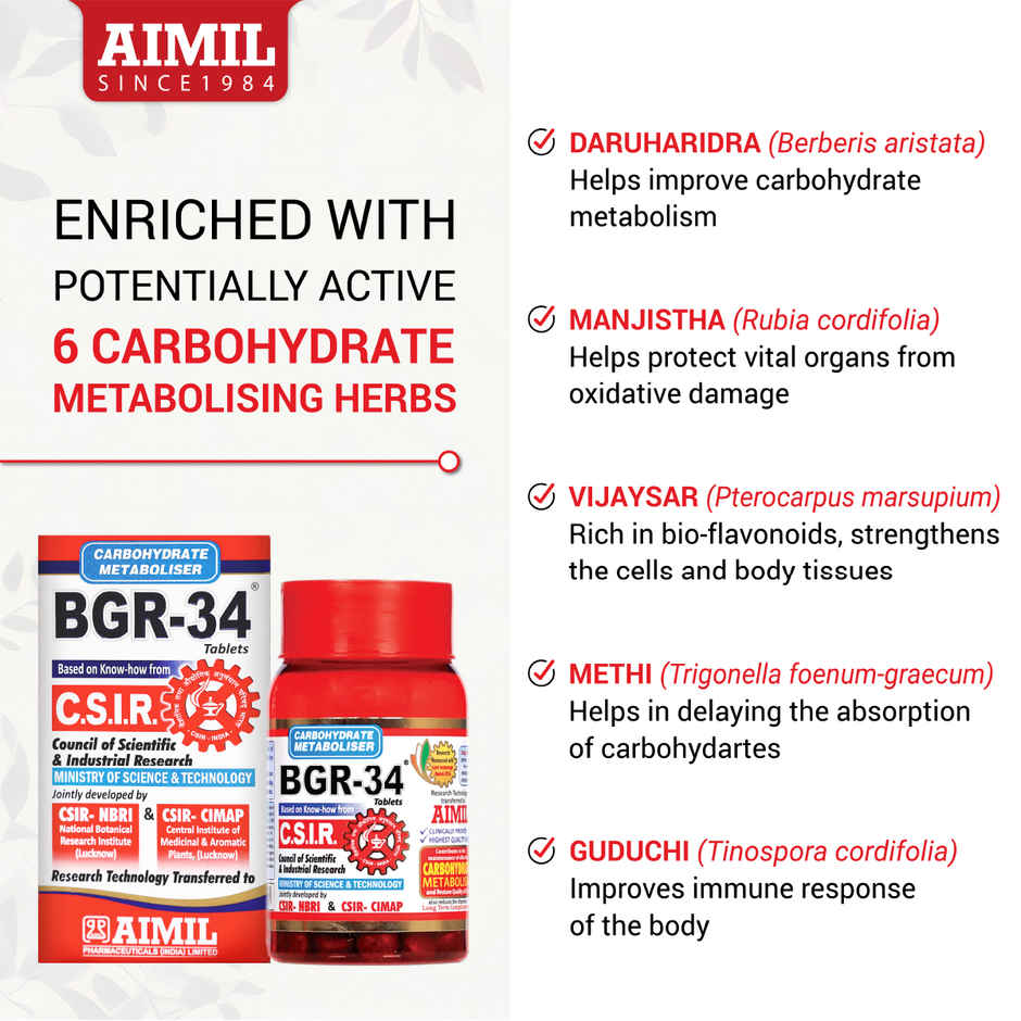 Aimil Bgr-34 Tablets