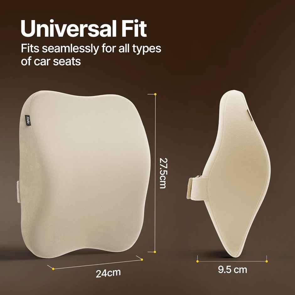 Frido Ultimate Car Neck Rest Pillow - Beige