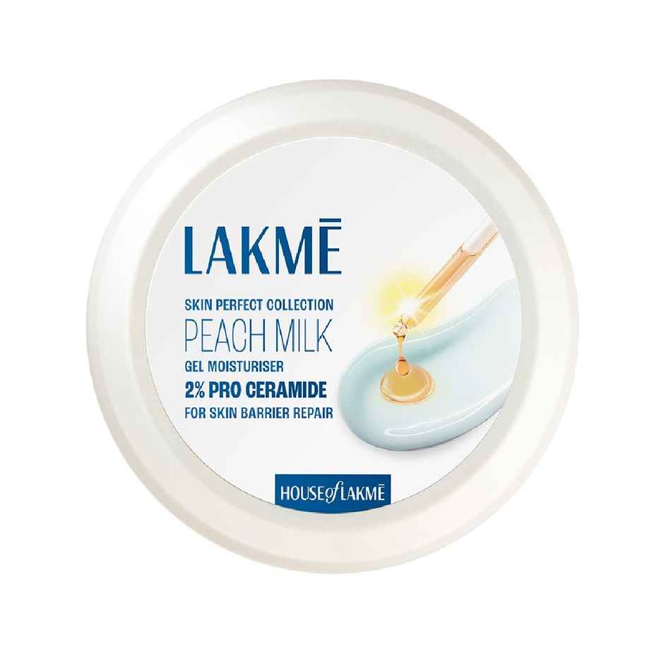 Lakme Peach Milk Vit E Gel Moisturizer, Lightweight Gel To Hydrate Skin With Vitamin E