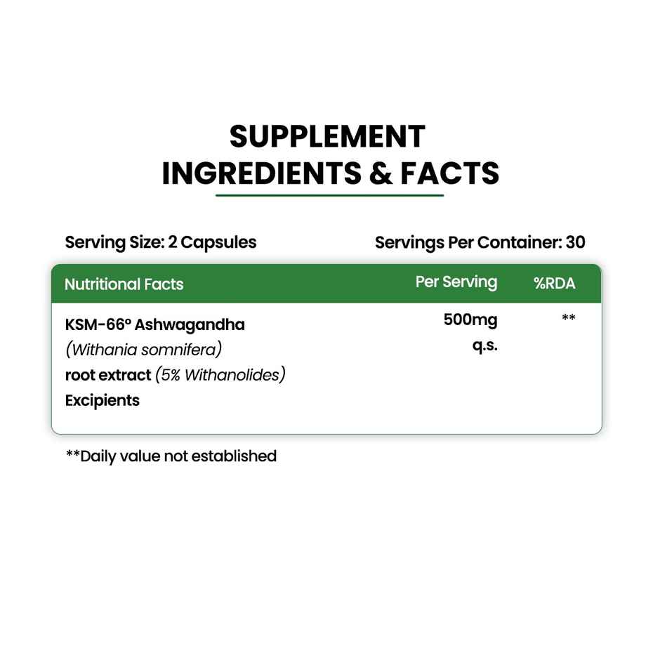 Vlado's Himalayan Organics KSM 60 Capsules