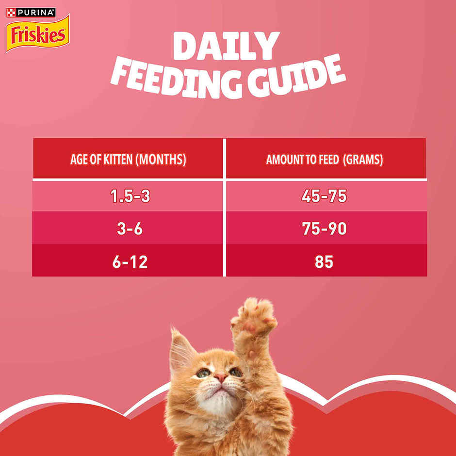 Purina Friskies Kitten Discoveries Baby Cat Food Tuna Chicken Milk Vegetables & Whole Grain Flavours