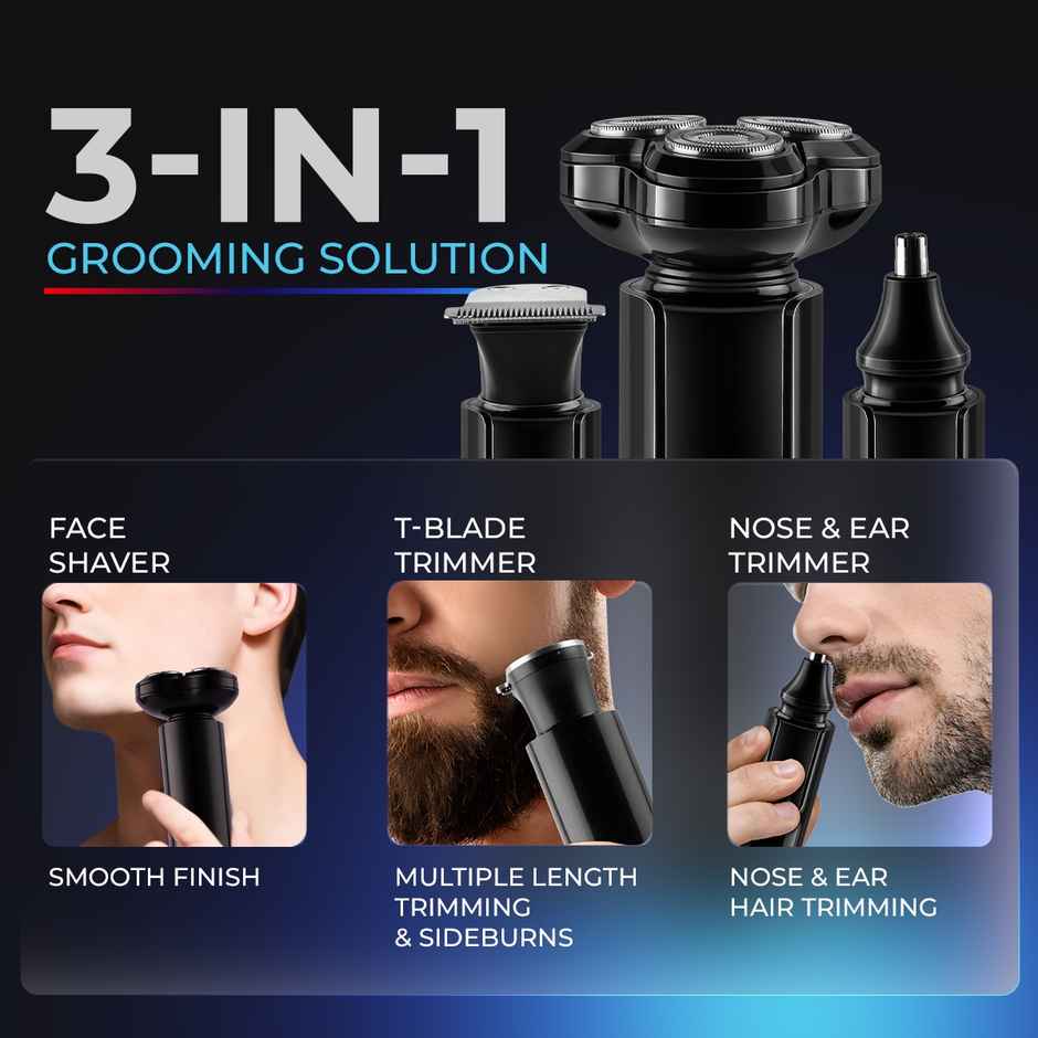 Urbangabru Trimfinity 3-in-1 Face Trimmer - Shaver | T-Blade Beard Trimmer