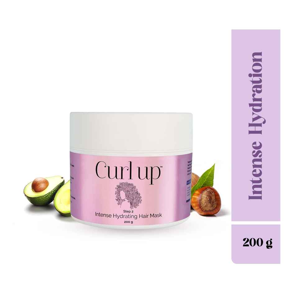 Curl Up Intense Hydrating Hair Mask | Deep Conditioner For Curly Hair & Wavy Hair | Silicone Free