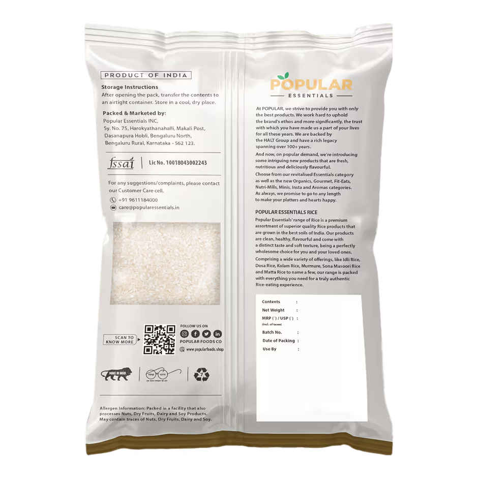 Popular Essentials Idli Rice
