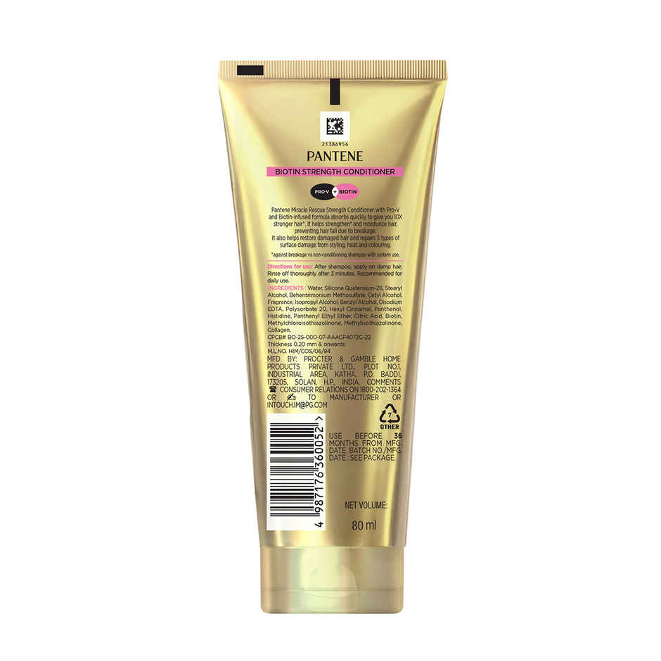 Pantene Miracle Rescue Biotin Strength Conditioner