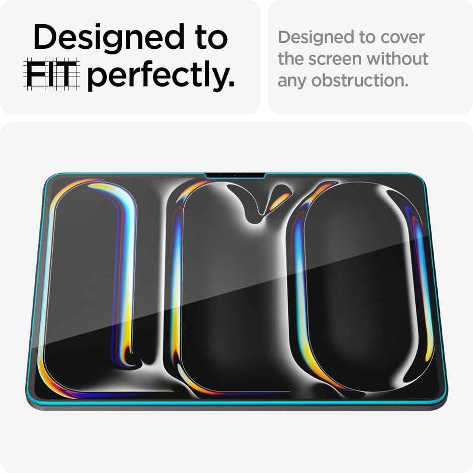 Spigen EZ Fit Tempered Glass Screen Guard Protector For Apple iPad Pro 13 inch (2024) - 1 Pack