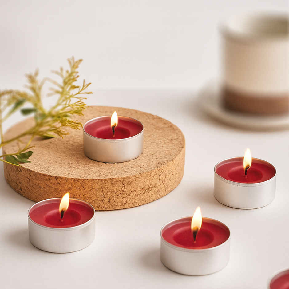 Iris Celeste Rose Gold Scented Tealight Candles | 3Hr Burn Time