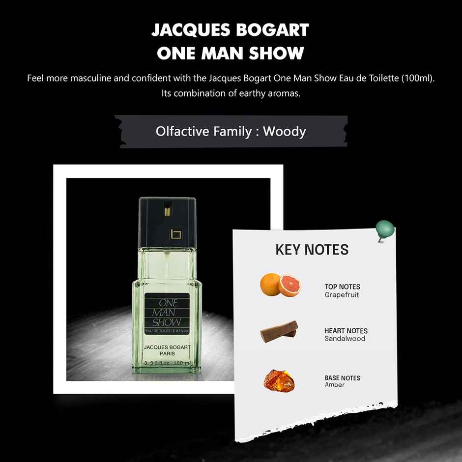 Jacques Bogart One Man Show Eau De Toilette