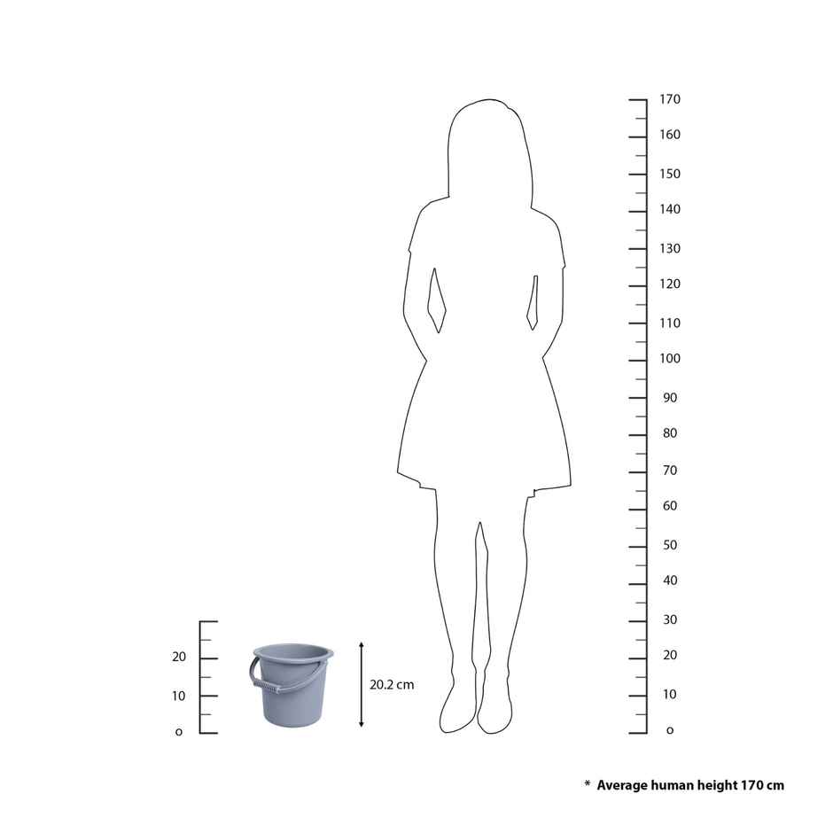 BAY6 Royce Bucket 5 L - Grey