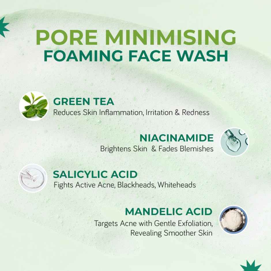 Moody Acnexpert Foaming Face Wash Salicylic Acid & Green Tea (80 Ml)