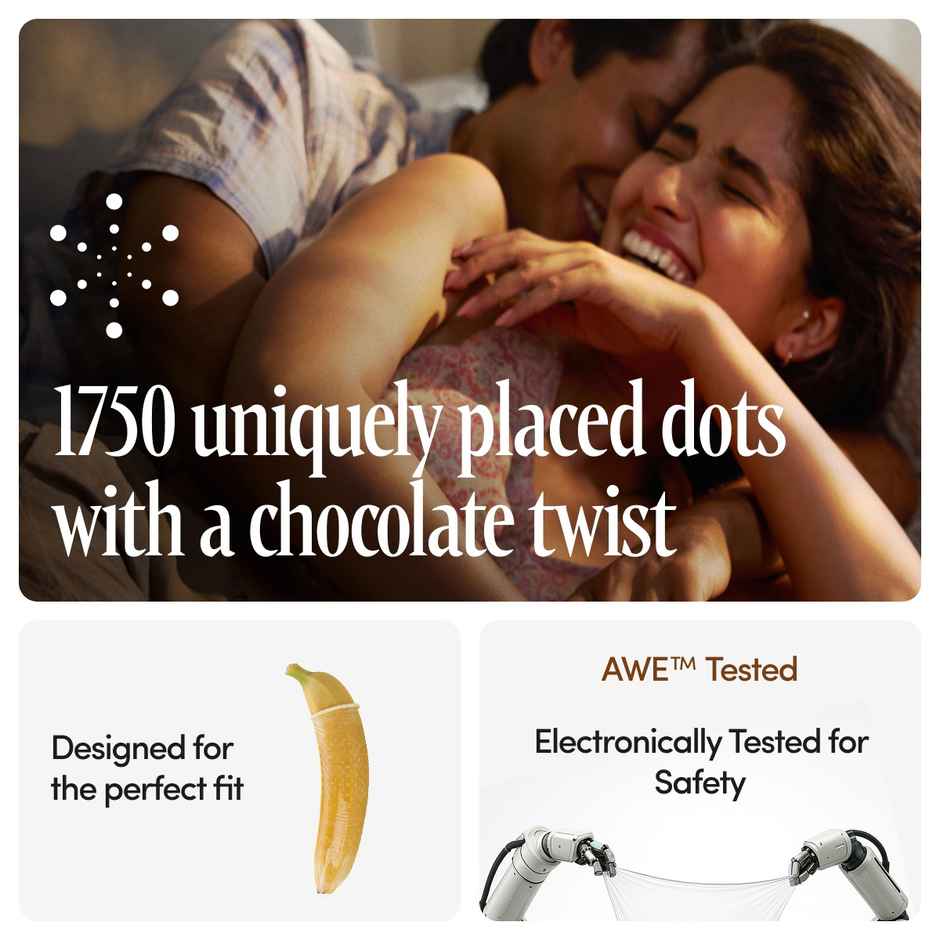 Bold Care Extra Dots Chocolate Condoms