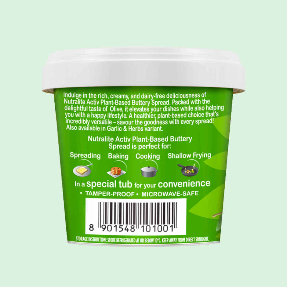 Nutralite Activ Plant Based Buttery Spread - Olive