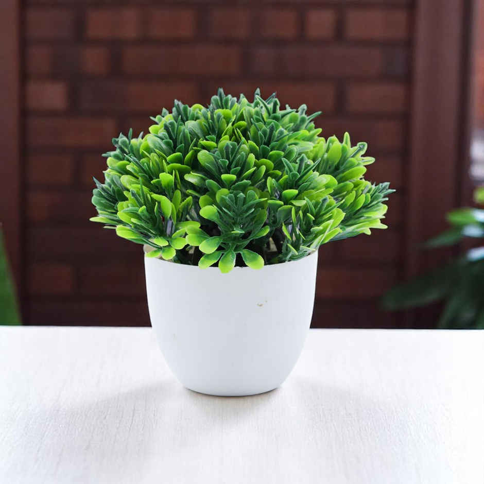 BAY6 Artificial Bonsai Green Plant with Pot