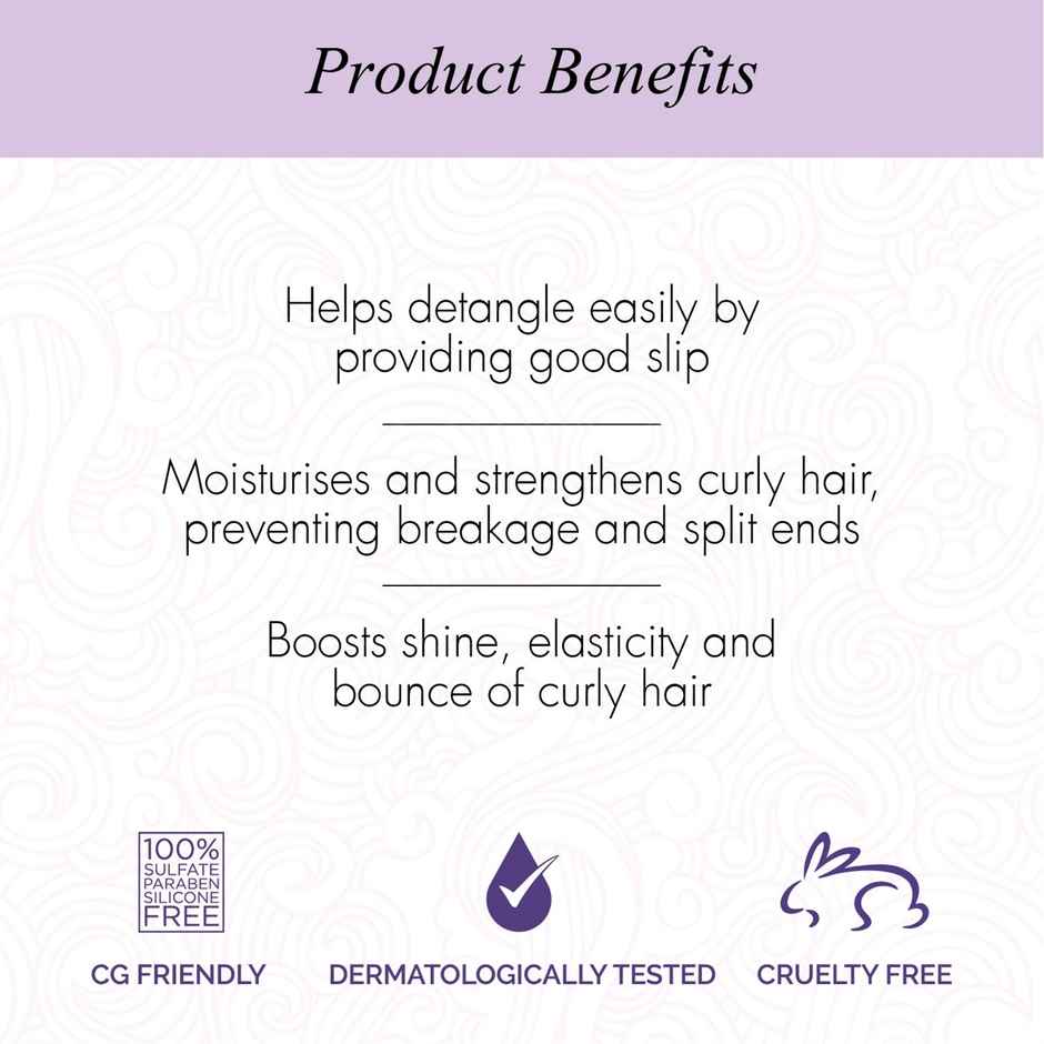 Curl Up Curl Hydrating Conditioner | For Wavy & Curly Hair | Sulphate Paraben & Silicone Free