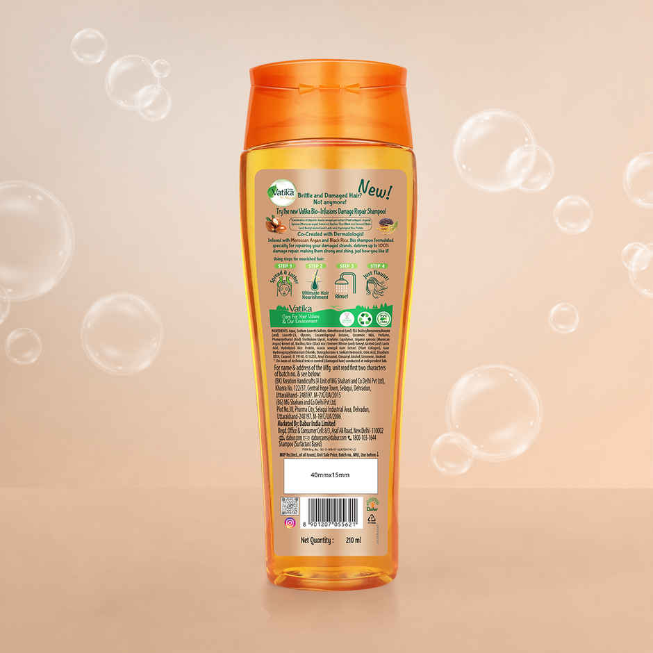 Dabur Vatika Bio Infusions Damage Repair Shampoo