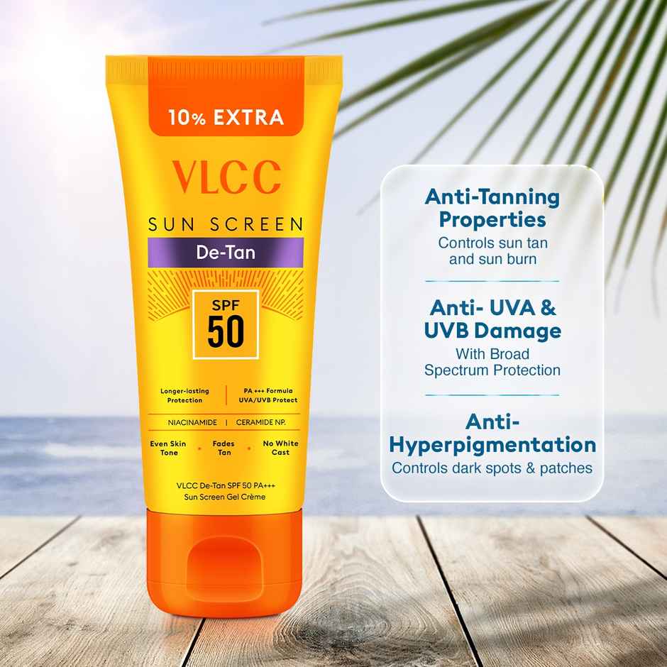 VLCC De-Tan SPF 50 PA+++ Sunscreen Gel Creme