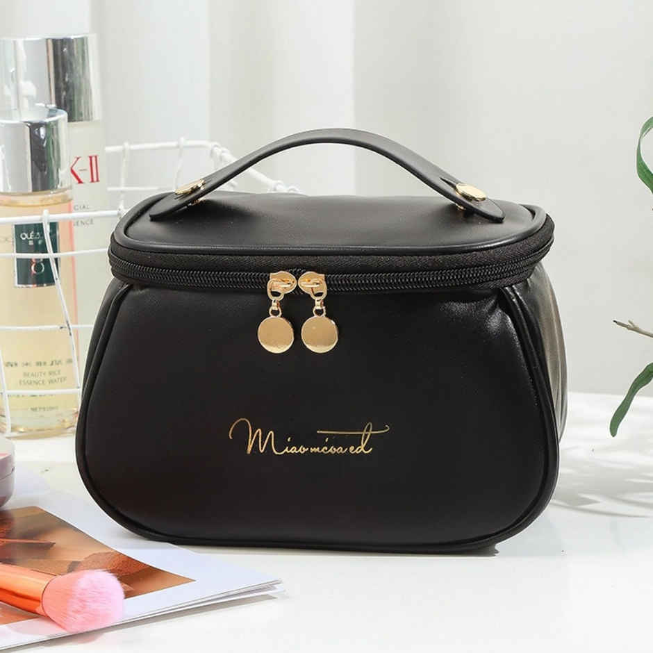 Zedak Luxury Makeup Storage Travel Bag | Black