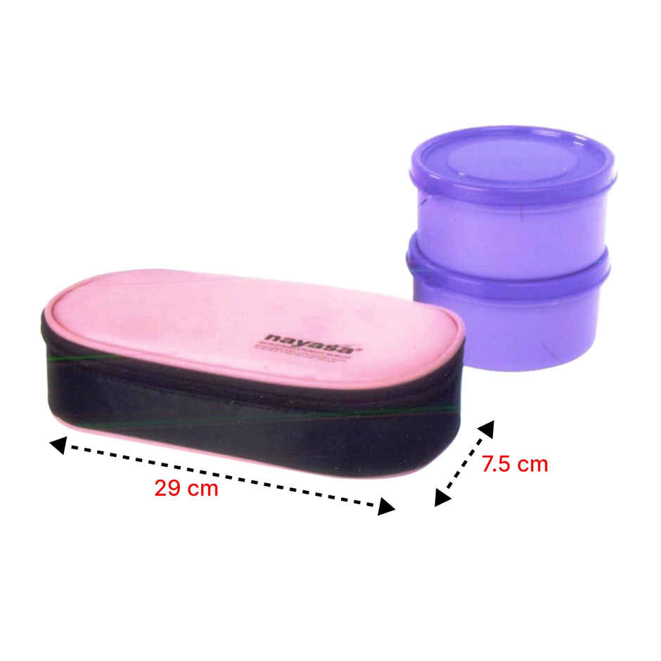 Nayasa Microfresh Crunchy Munchy Tiffin Assorted Colour