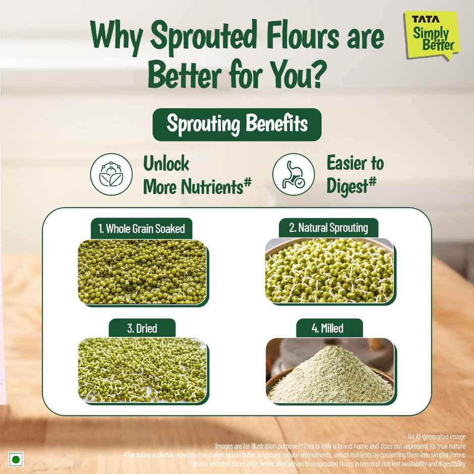 Tata Simply Better Sprouted Moong Flour