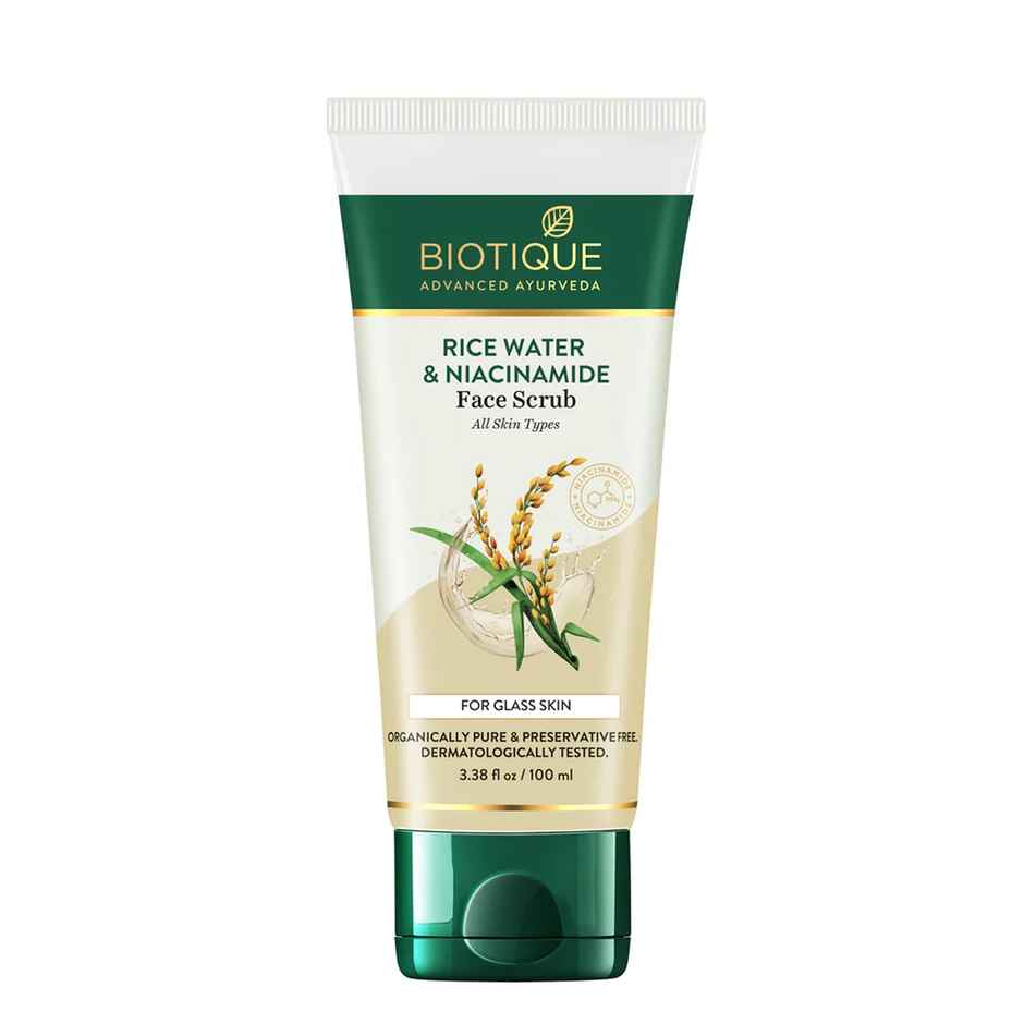 Biotique Rice Water & Niacinamide Gel Face Scrub