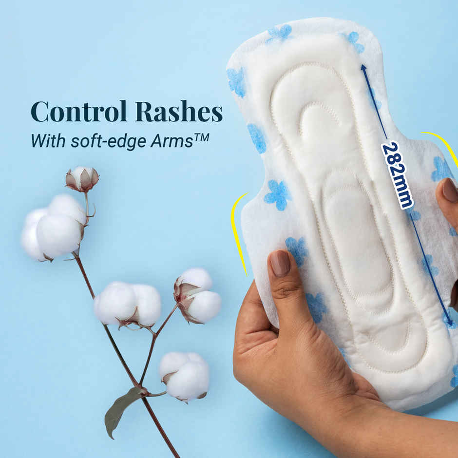 Niine Naturally Soft XL Sanitary Pads | Soft & Cottony | 36 Pads 