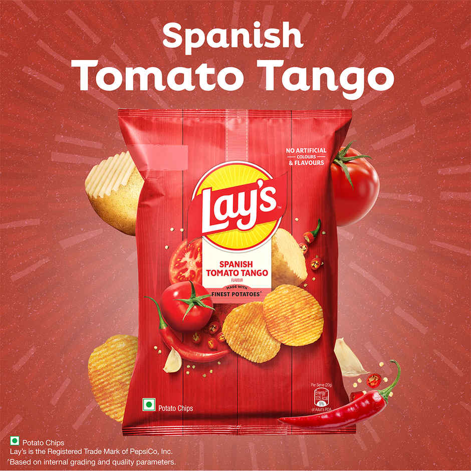 Lay's Spanish Tomato Tango Flavour | Potato Chips