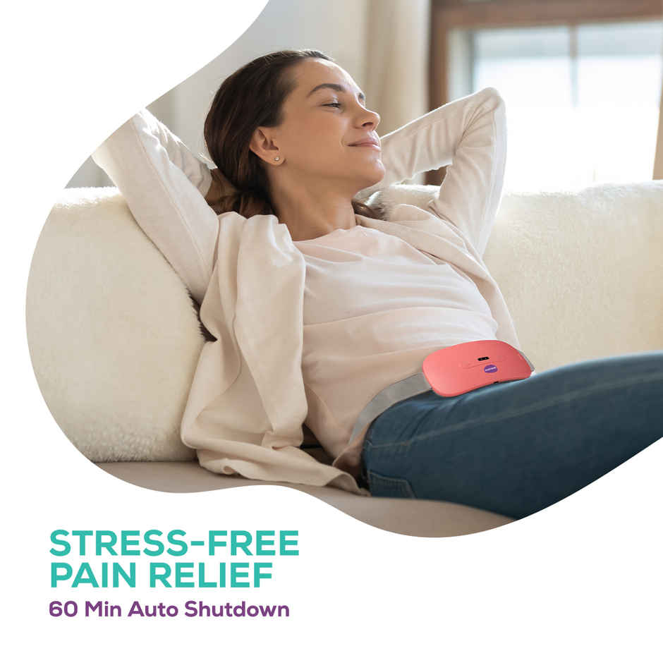 Evereve Electric Menstrual Pain Relief Massager (3 modes & heating levels, 5 hrs battery life)