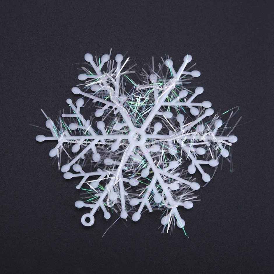 White Christmas Snowflakes for Tree & Home decore | 15 cm | Gullak