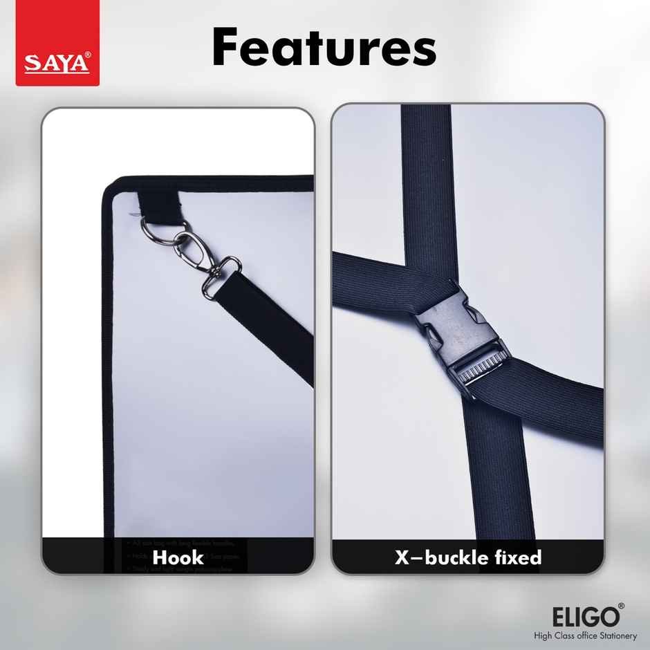 Saya A3 Portfolio Case - Water-Resistant Art Folder with Carrying Strap | Assorted