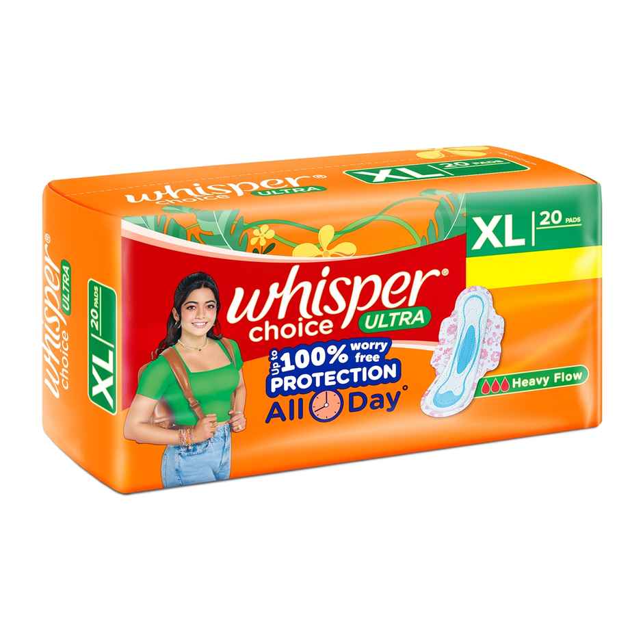 Whisper Choice Ultra XL Sanitary Pads Combo  