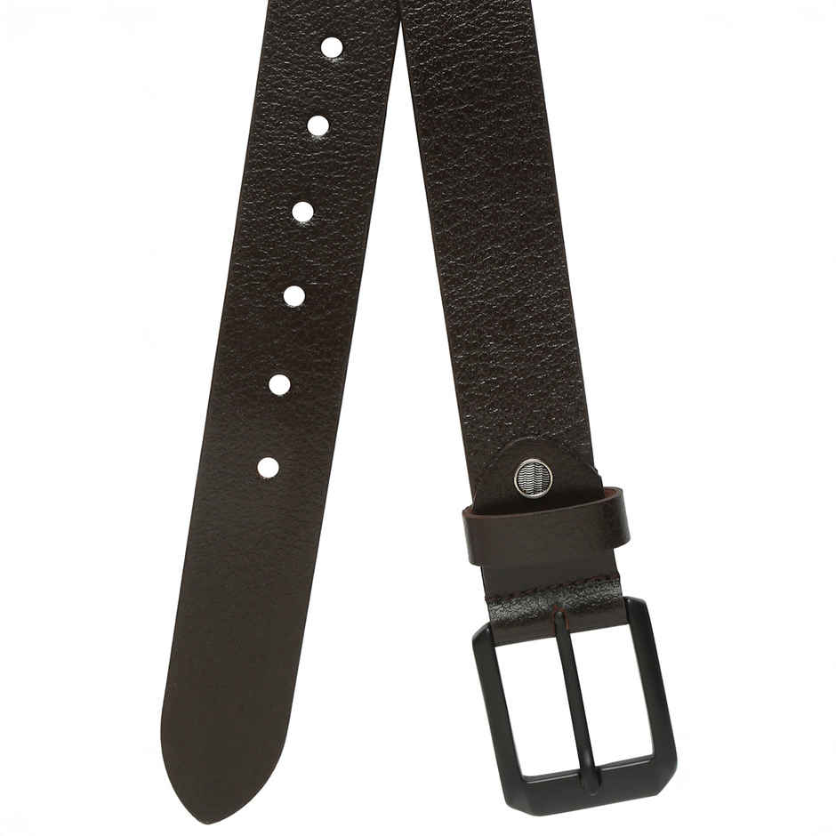 Teakwood Men's Leathers Belt | Dark Brown - 34 in
