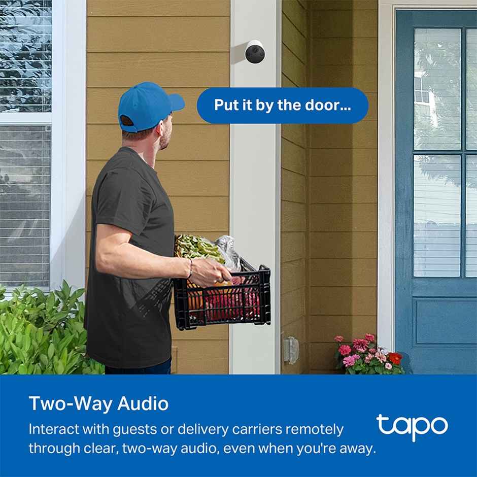 TP-Link Tapo C410 2K 3MP Smart Wire-Free Indoor/Outdoor Security Camera, IP65 Weatherproof
