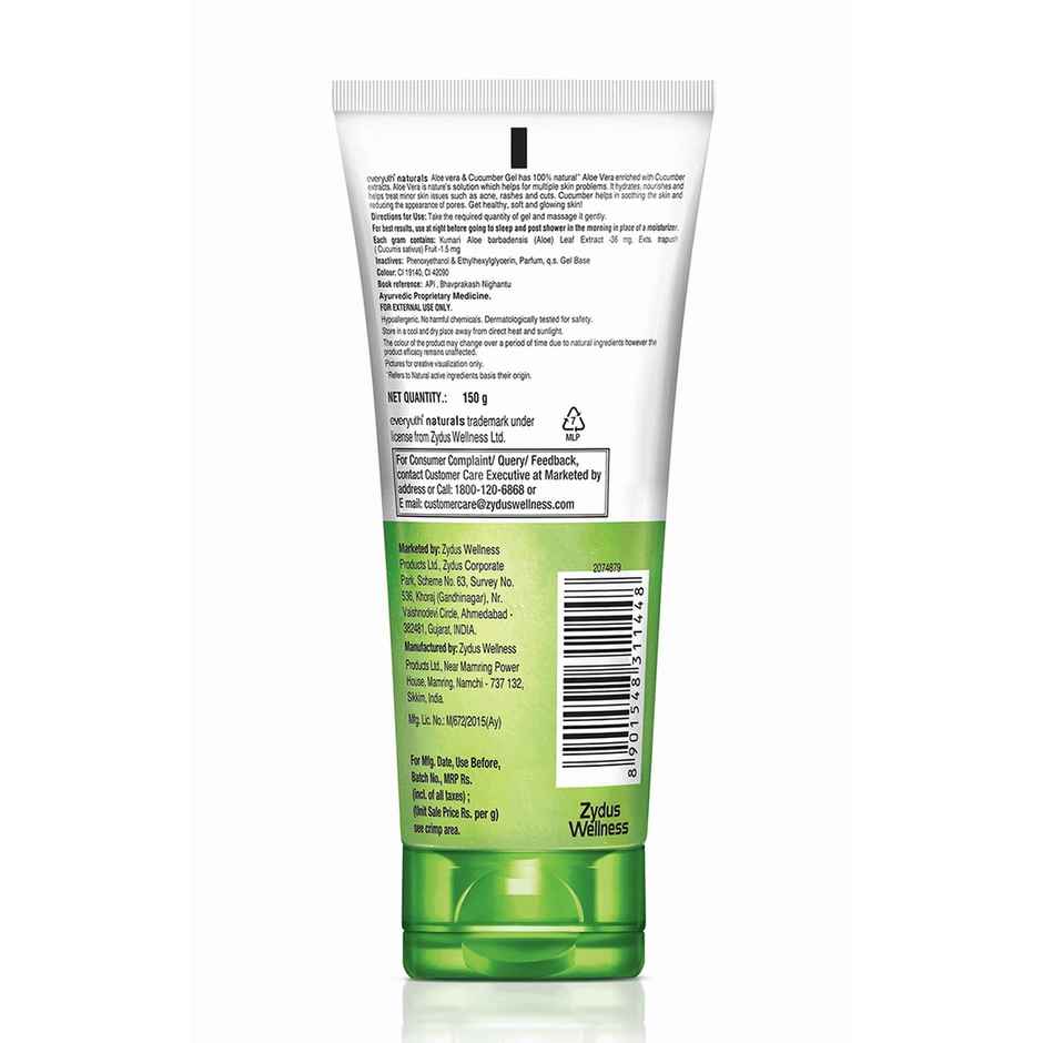 Everyuth Naturals Nourishing Aloe Vera & Cucumber Gel