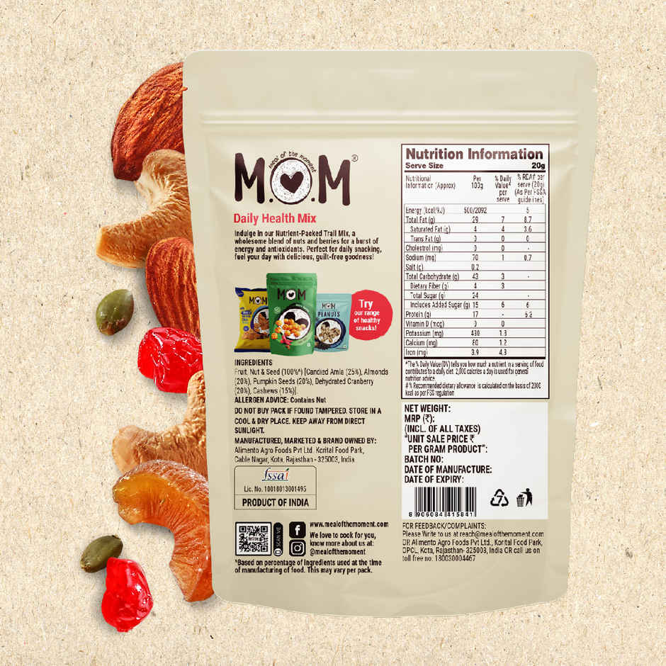 MOM Daily Health Mix | Dry Fruit Mix