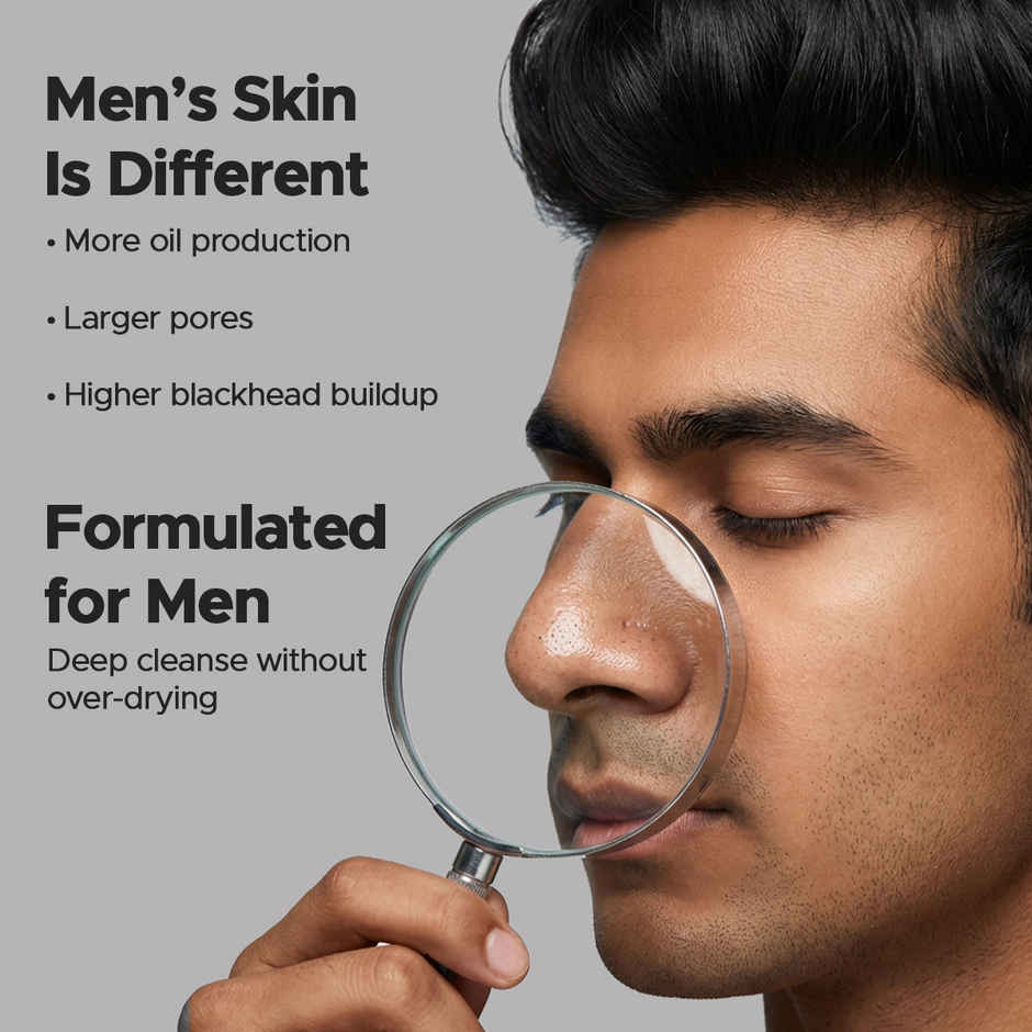 The Man Company Charcoal Nose Strips With Aloevera Extract - Whitehead & Blackhead Remover