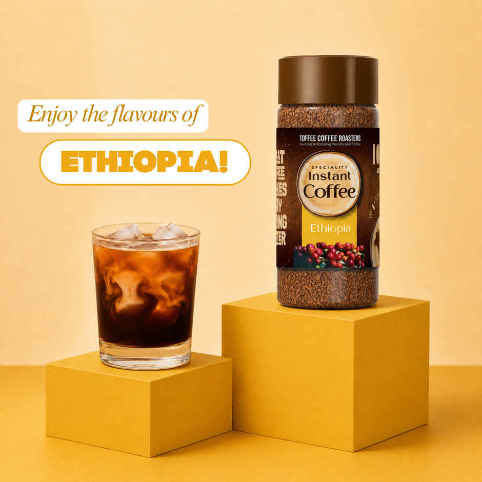 Toffee Coffee Roasters Ethiopia Speciality Medium Roast Organic Instant Coffee