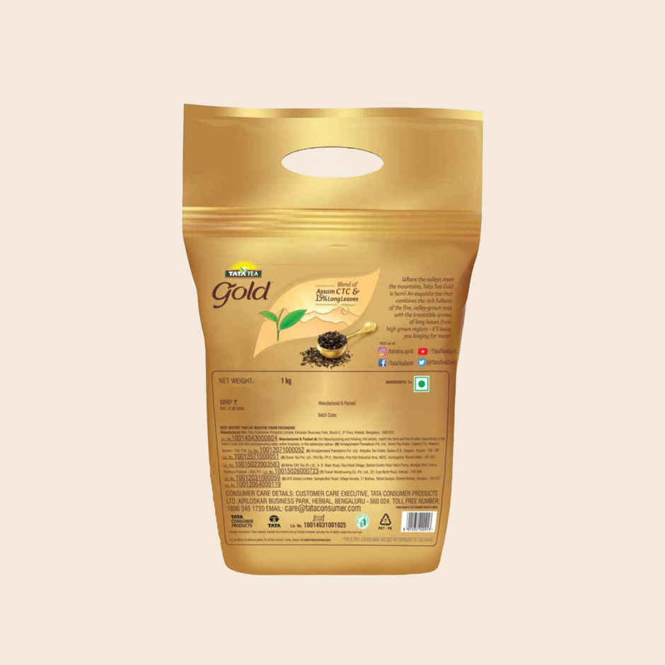 Tata Tea Gold with 15% Long Leaves